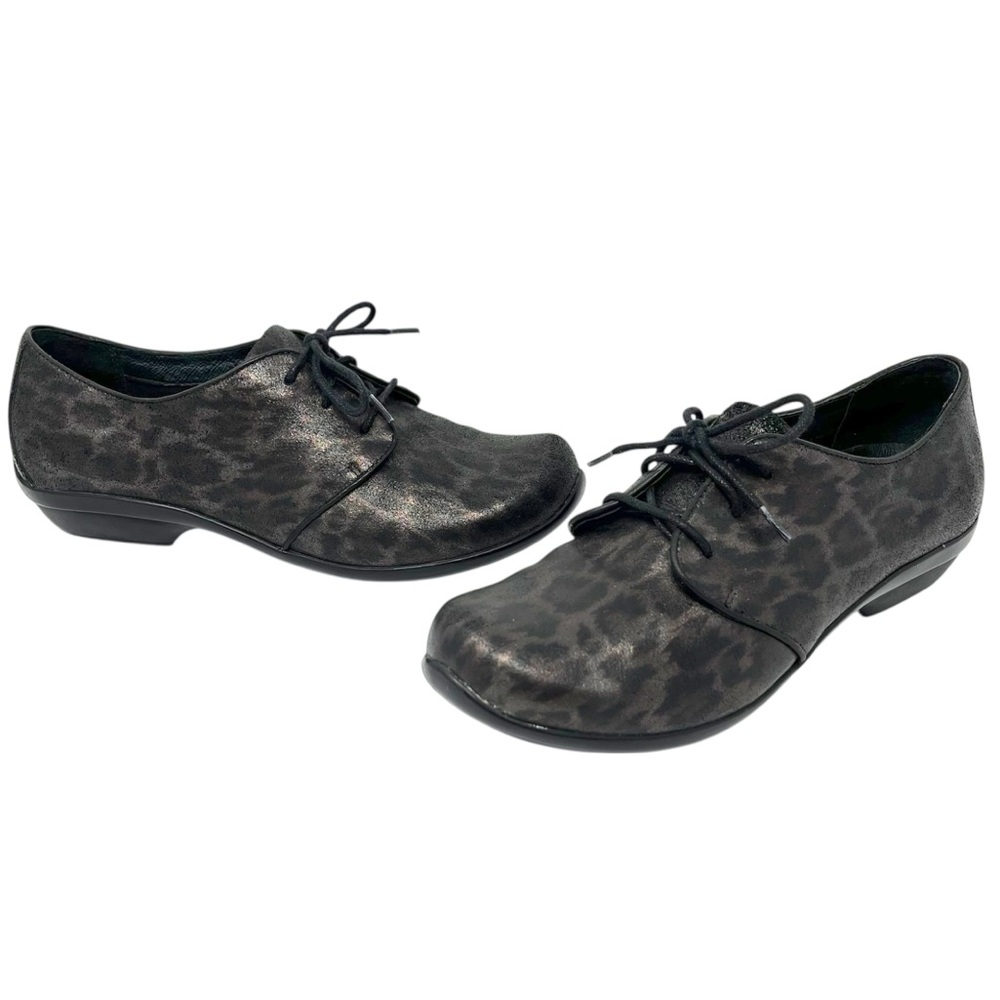 Dansko Metallic Animal print loafers EU38